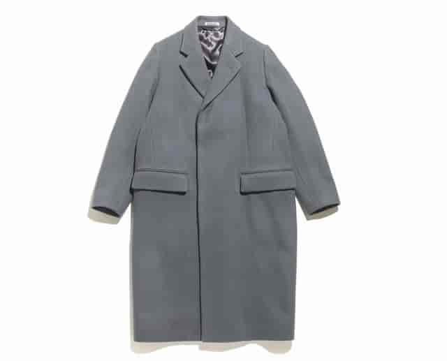 Double Cloth Light Melton Chesterfield Coat