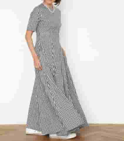 FIT＆FLARE DR S/S GINGHAM