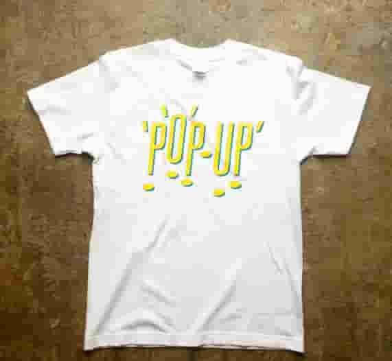 MALCOLM GARRETT / Pop-Up T-Shirts